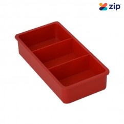 EXACTAPAK MS3 - 168x77x67mm Red Small Three Compartment Tubs for MULTI10